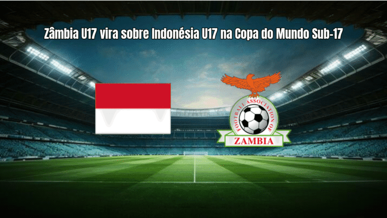 Zâmbia U17 vira sobre Indonésia U17 na Copa do Mundo Sub-17