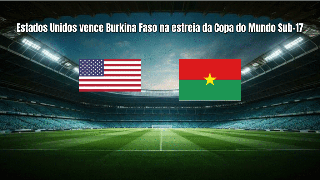 Estados Unidos vence Burkina Faso na estreia da Copa do Mundo Sub-17