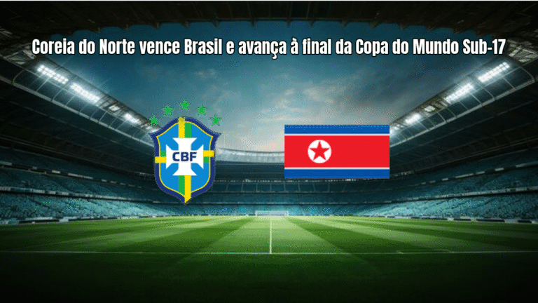 Coreia do Norte vence Brasil e avança à final da Copa do Mundo Sub-17