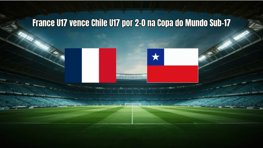 France U17 vence Chile U17 por 2-0 na Copa do Mundo Sub-17