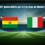 Itália U17 goleia Bolívia por 4-0 na Copa do Mundo Sub-17