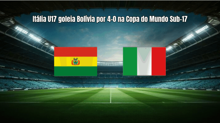 Itália U17 goleia Bolívia por 4-0 na Copa do Mundo Sub-17