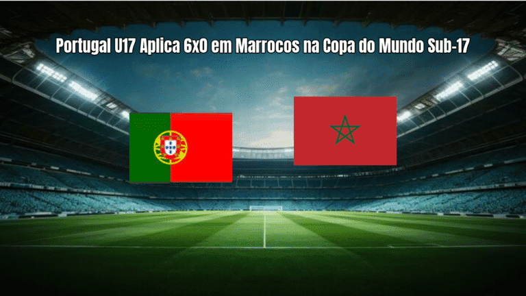 Portugal U17 Aplica 6x0 em Marrocos na Copa do Mundo Sub-17