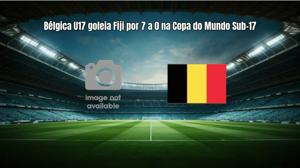 Bélgica U17 goleia Fiji por 7 a 0 na Copa do Mundo Sub-17