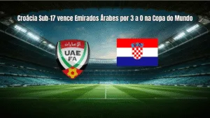 Croácia Sub-17 vence Emirados Árabes por 3 a 0 na Copa do Mundo