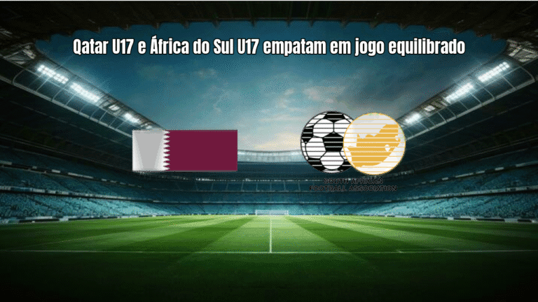 Qatar U17 e África do Sul U17 empatam em jogo equilibrado