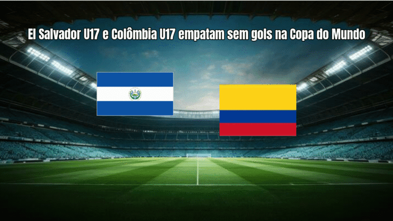 El Salvador U17 e Colômbia U17 empatam sem gols na Copa do Mundo