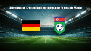 Alemanha Sub-17 e Coreia do Norte empatam na Copa do Mundo