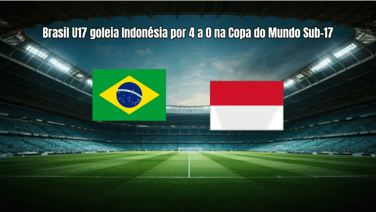 Brasil U17 goleia Indonésia por 4 a 0 na Copa do Mundo Sub-17