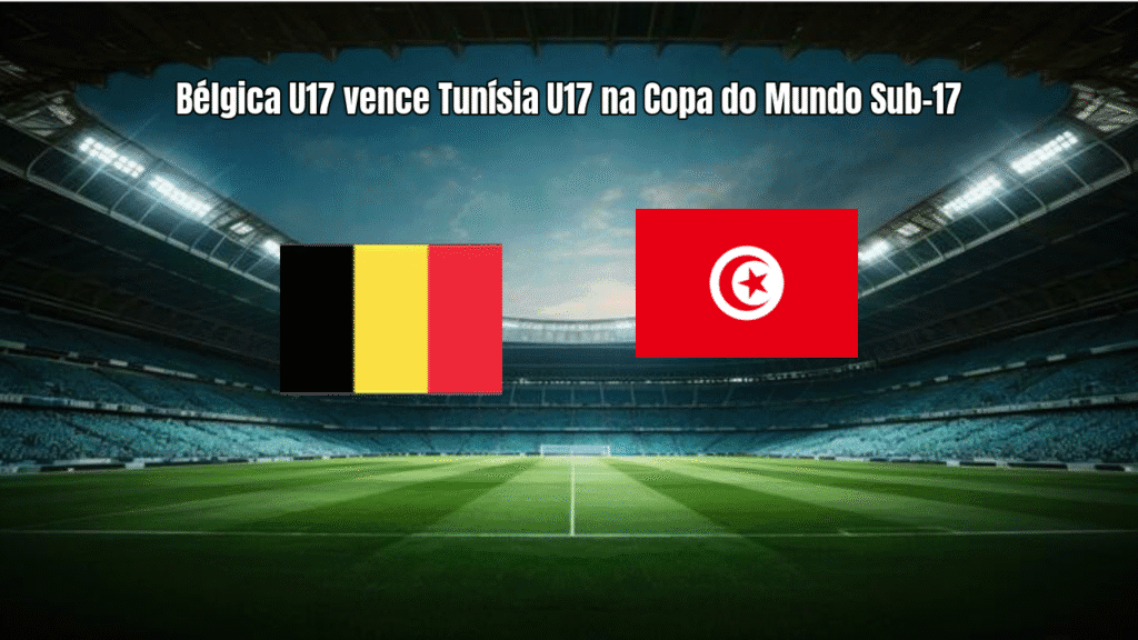 Bélgica U17 vence Tunísia U17 na Copa do Mundo Sub-17