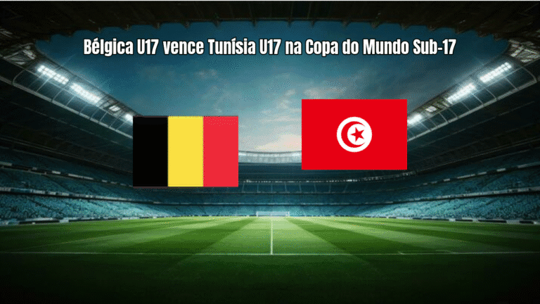 Bélgica U17 vence Tunísia U17 na Copa do Mundo Sub-17