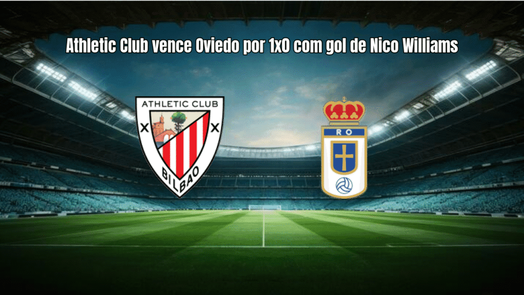Athletic Club vence Oviedo por 1x0 com gol de Nico Williams