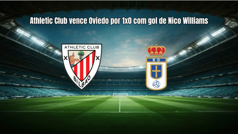 Athletic Club vence Oviedo por 1x0 com gol de Nico Williams