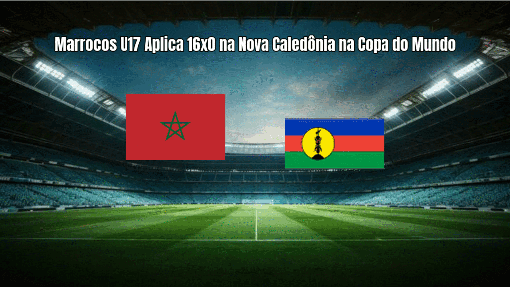 Marrocos U17 Aplica 16x0 na Nova Caledônia na Copa do Mundo