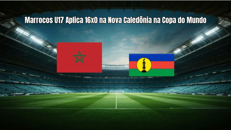 Marrocos U17 Aplica 16x0 na Nova Caledônia na Copa do Mundo