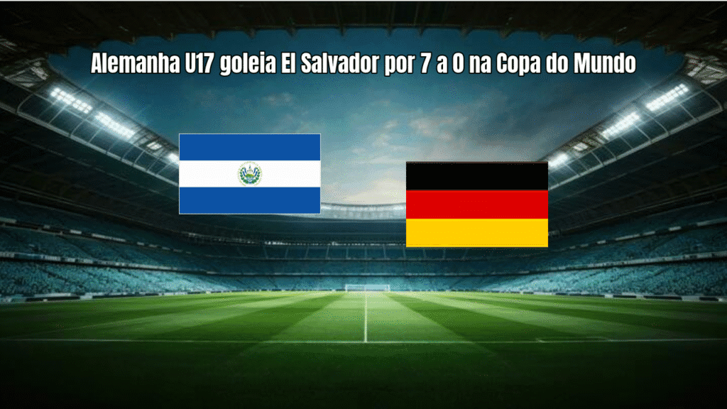 Alemanha U17 goleia El Salvador por 7 a 0 na Copa do Mundo
