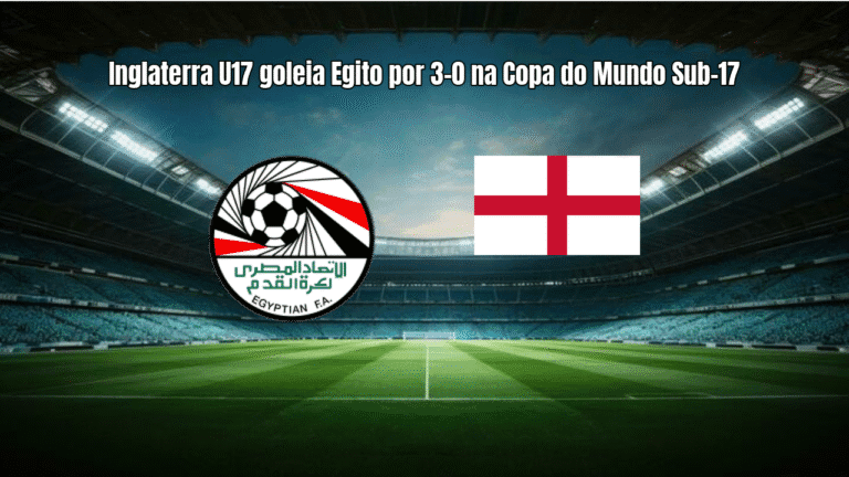 Inglaterra U17 goleia Egito por 3-0 na Copa do Mundo Sub-17