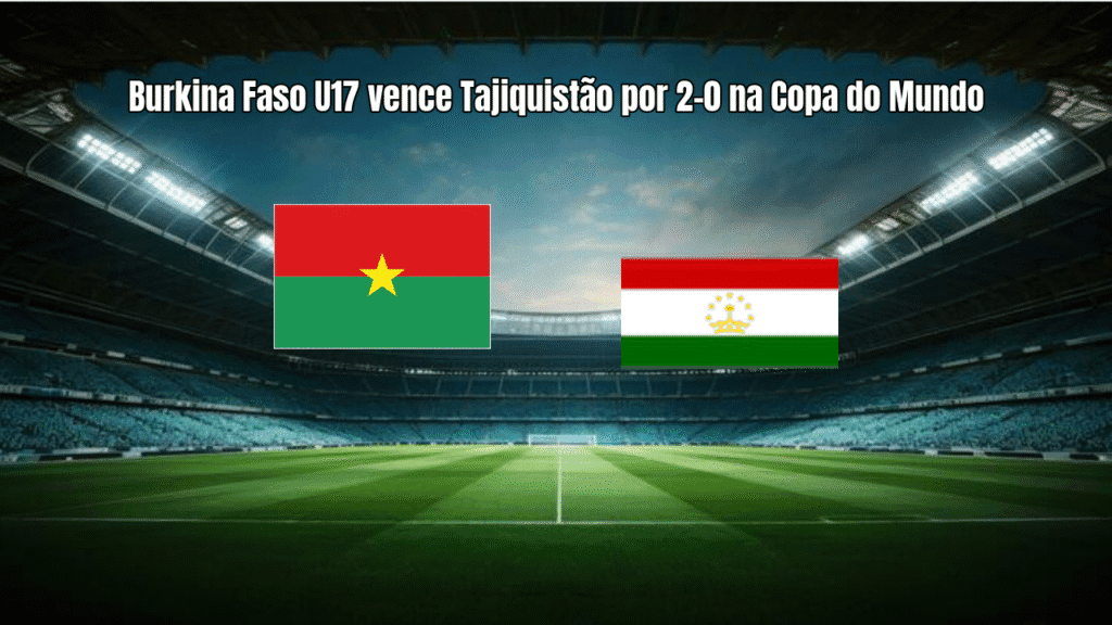 Burkina Faso U17 vence Tajiquistão por 2-0 na Copa do Mundo