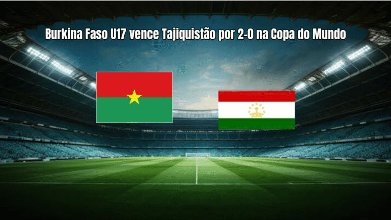 Burkina Faso U17 vence Tajiquistão por 2-0 na Copa do Mundo