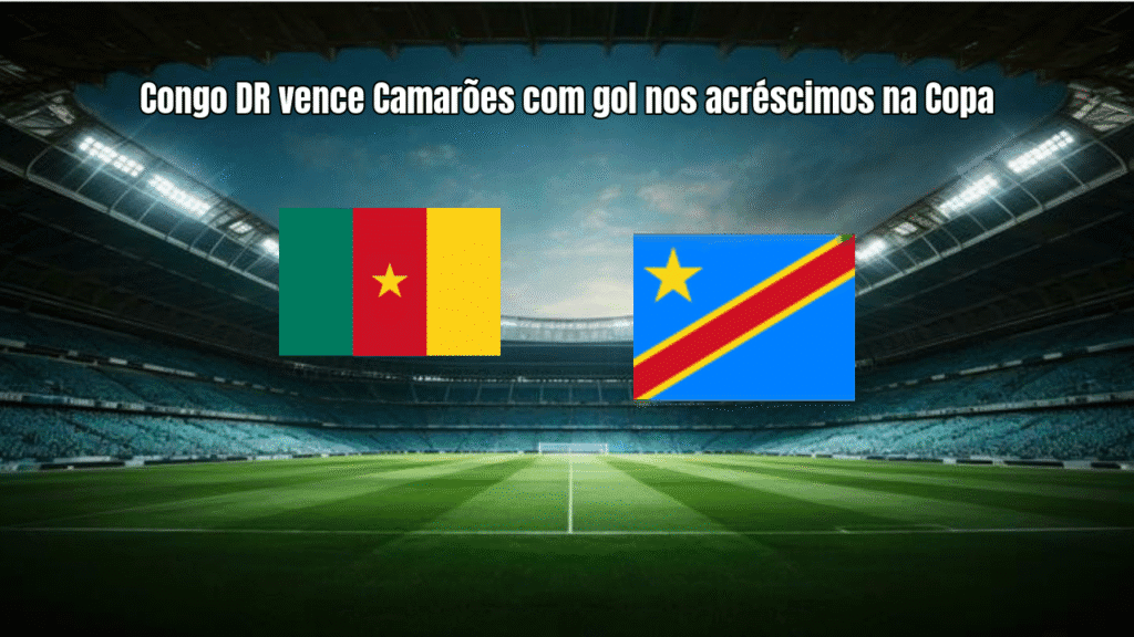 Congo DR vence Camarões com gol nos acréscimos na Copa