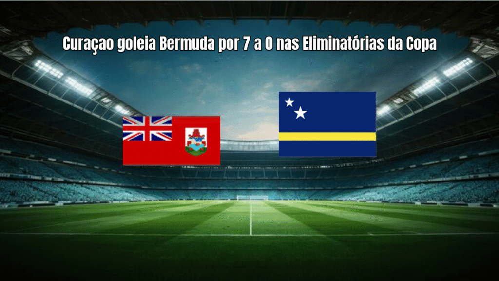 Curaçao goleia Bermuda por 7 a 0 nas Eliminatórias da Copa