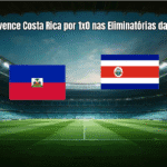 Haiti vence Costa Rica por 1x0 nas Eliminatórias da Copa