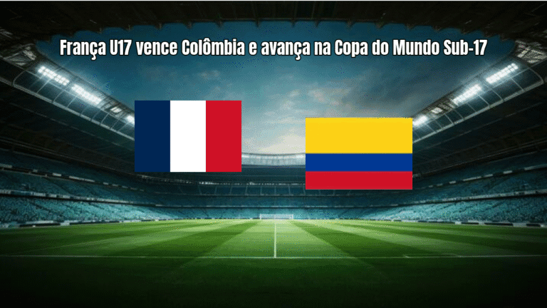 França U17 vence Colômbia e avança na Copa do Mundo Sub-17
