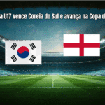 Inglaterra U17 vence Coreia do Sul e avança na Copa do Mundo