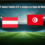 Áustria U17 vence Tunísia U17 e avança na Copa do Mundo Sub-17
