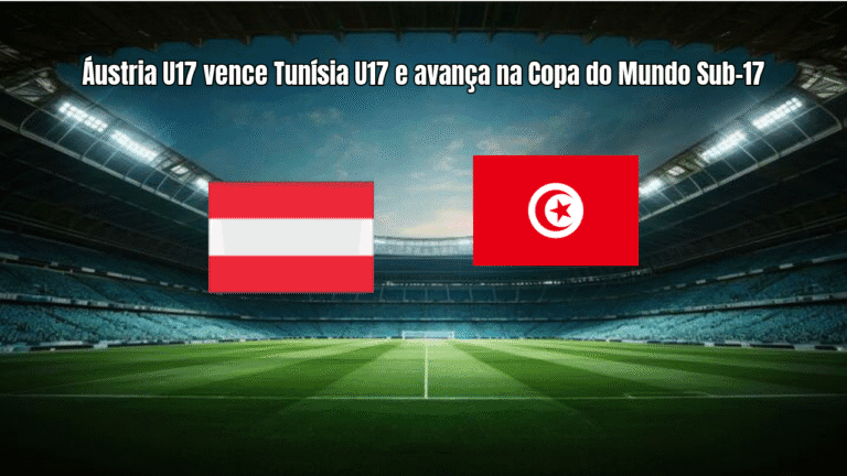 Áustria U17 vence Tunísia U17 e avança na Copa do Mundo Sub-17
