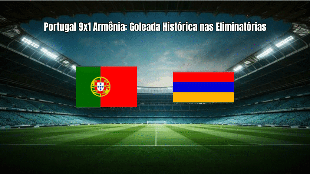 Portugal 9x1 Armênia: Goleada Histórica nas Eliminatórias