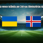 Ucrânia vence Islândia por 2x0 nas Eliminatórias da Copa