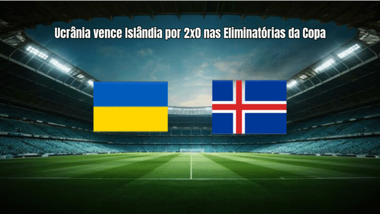 Ucrânia vence Islândia por 2x0 nas Eliminatórias da Copa