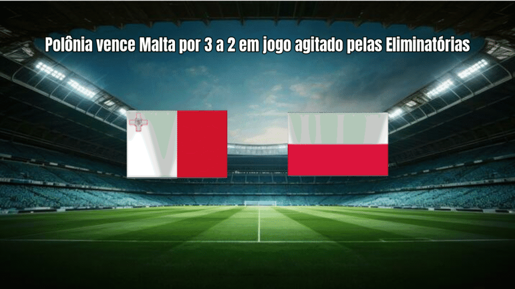 Polônia vence Malta por 3 a 2 em jogo agitado pelas Eliminatórias