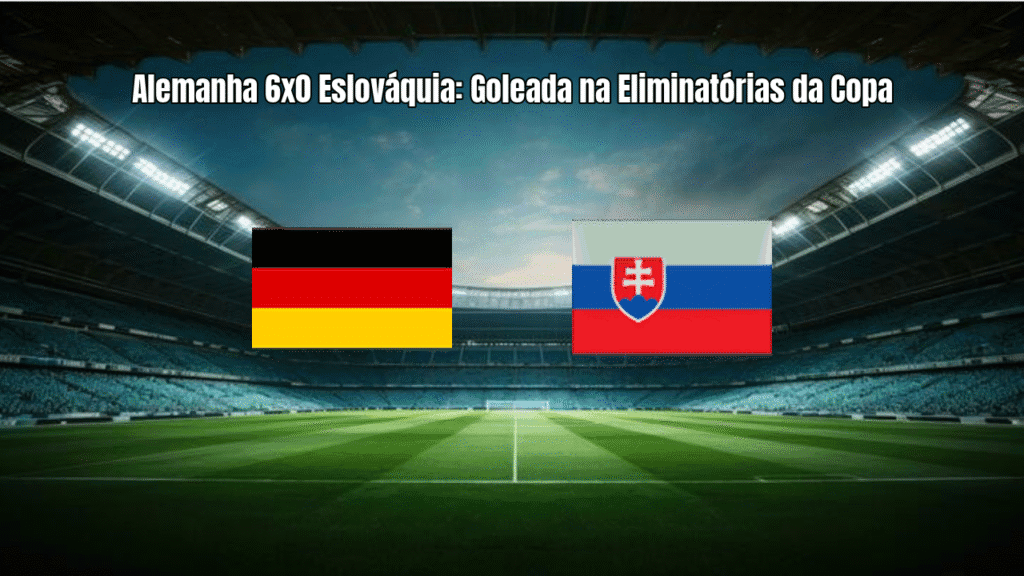 Alemanha 6x0 Eslováquia: Goleada na Eliminatórias da Copa
