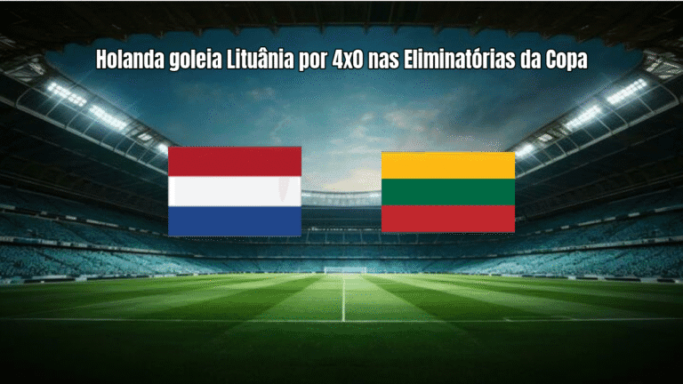 Holanda goleia Lituânia por 4x0 nas Eliminatórias da Copa