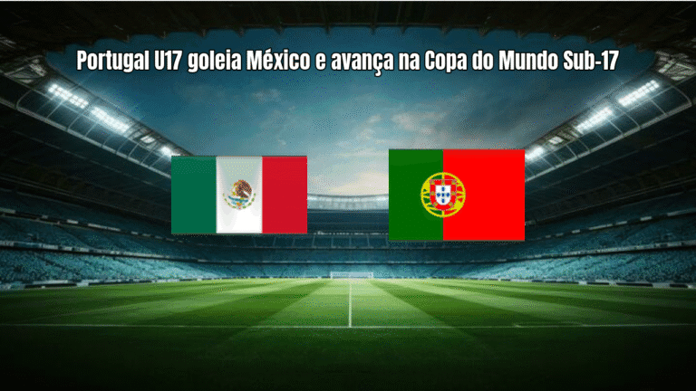 Portugal U17 goleia México e avança na Copa do Mundo Sub-17