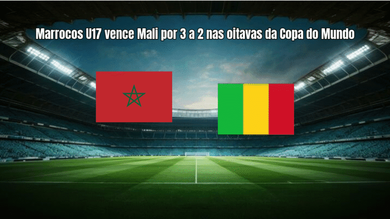Marrocos U17 vence Mali por 3 a 2 nas oitavas da Copa do Mundo