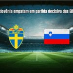 Suécia e Eslovênia empatam em partida decisiva das Eliminatórias