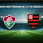 Fluminense vence Flamengo por 2 a 1 no clássico carioca