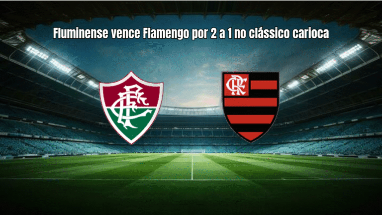 Fluminense vence Flamengo por 2 a 1 no clássico carioca