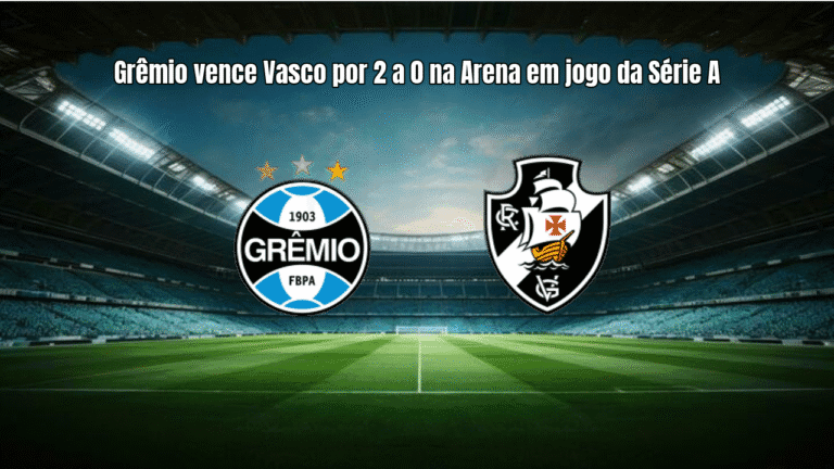 Grêmio vence Vasco por 2 a 0 na Arena em jogo da Série A