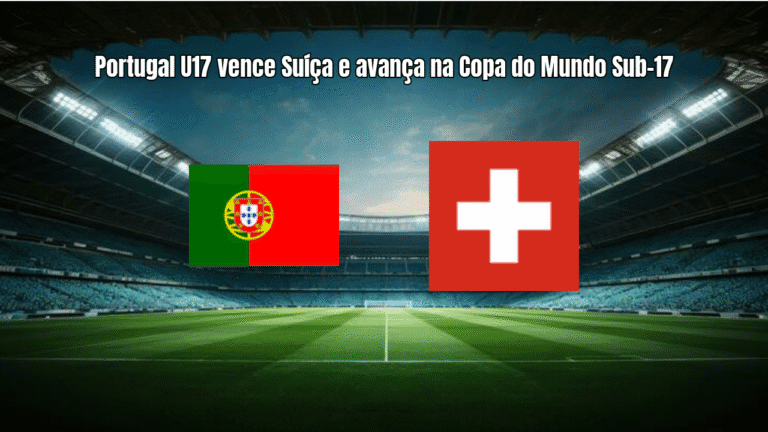 Portugal U17 vence Suíça e avança na Copa do Mundo Sub-17