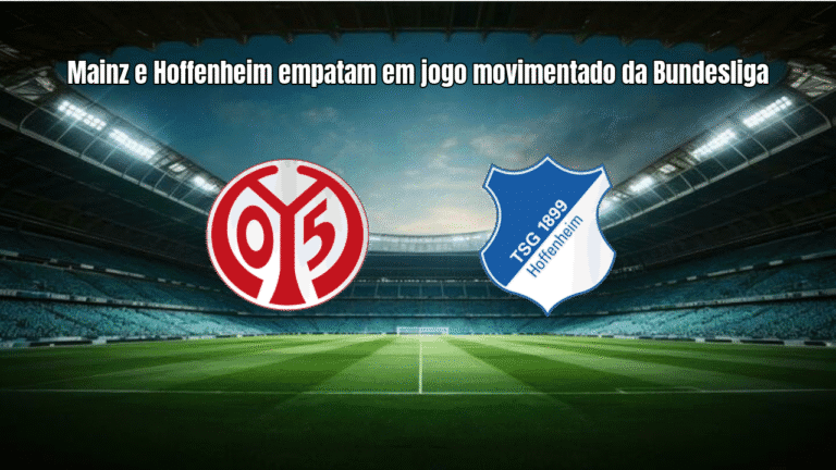 Mainz e Hoffenheim empatam em jogo movimentado da Bundesliga