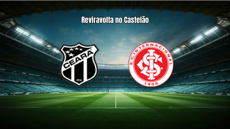 Ceará 1x2 Internacional: Colorado vence no Castelão com reviravolta