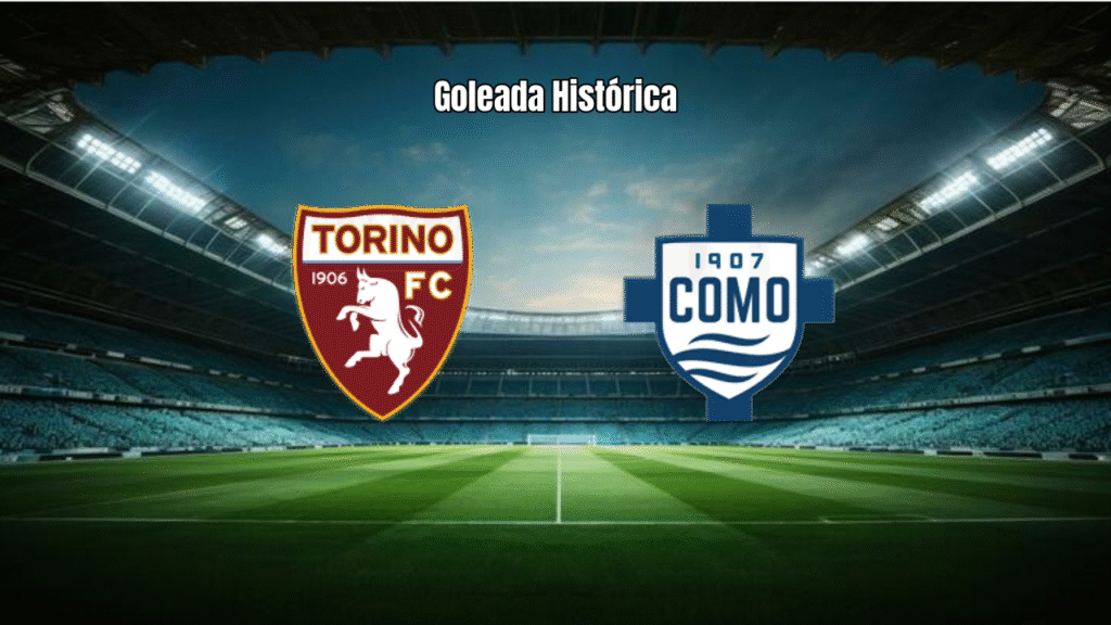 Torino 1-5 Como: Goleada Histórica Fora de Casa na Serie A