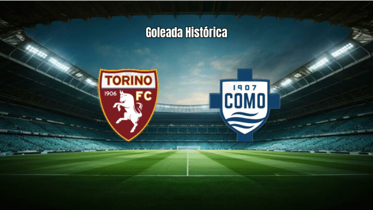 Torino 1-5 Como: Goleada Histórica Fora de Casa na Serie A
