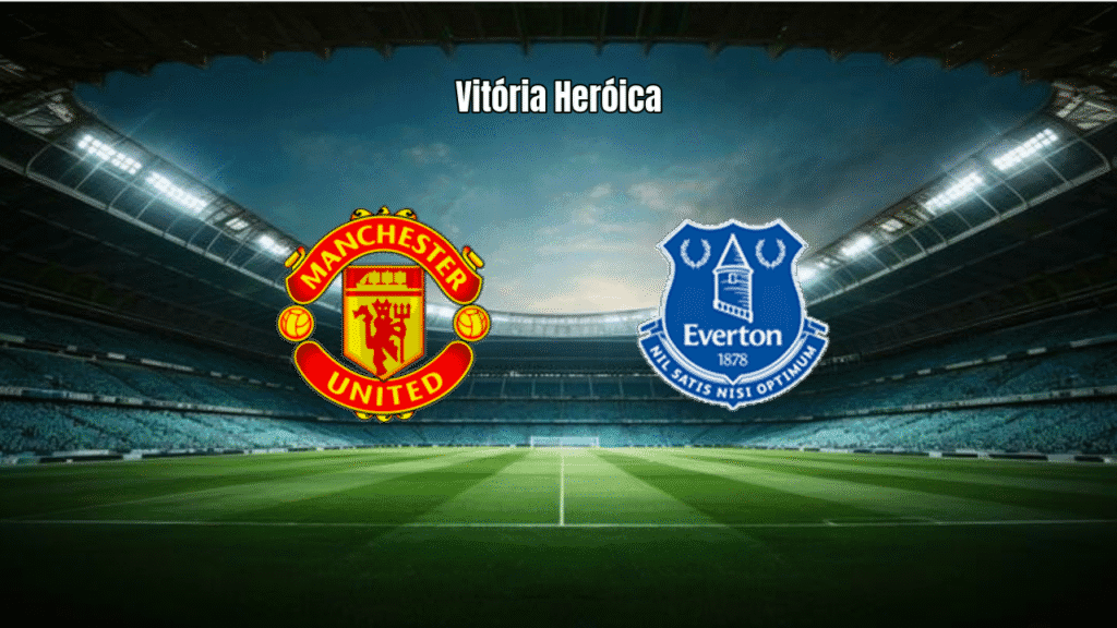 Everton vence Manchester United no Old Trafford com um homem a menos