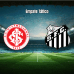 Internacional 1x1 Santos: Empate no Beira-Rio pela Série A