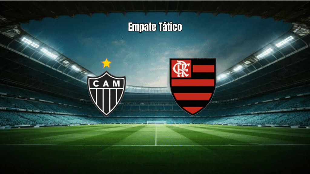 Atlético-MG e Flamengo empatam em 1 a 1 na Arena MRV